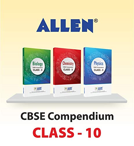 Image of ALLEN Kota- CBSE Compendium for Class-10 (Set of 6 Books) Physics, Chemistry, Biology, Mathematics, English & Social Science (Reduced Syllabus for 2021)