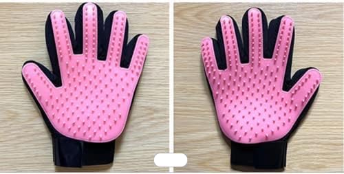 Pet Grooming Glove, Bathing Brush Glove, Cat Dog Grooming Bath Magic, Pet Hair Remover, Mitt Fur Cleaning Comb Brush - Image 2