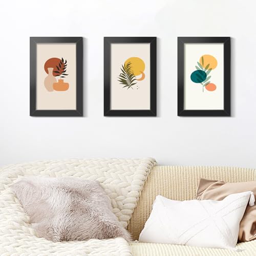 LaVie Home 4x6 Picture Frame for Wall Display, 4x6 Black Picture Frame with HD Plexiglas, 4 x 6 Frame 1 Pack, Display Frame for Vertical or Horizontal, Classic Collection