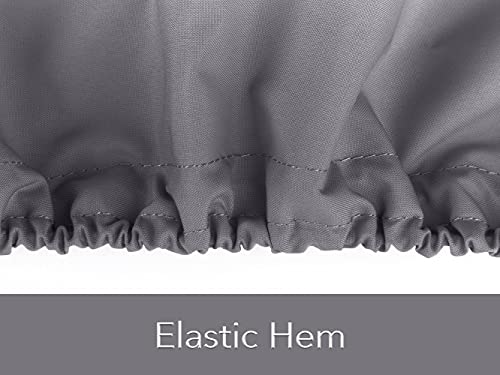 Covermates Air Conditioner Cover - Light Weight Material, Weather Resistant, Elastic Hem, Ac & Equipment-Charcoal #TOP6