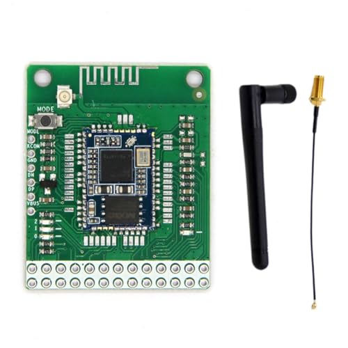 Wzxksoac Módulo de Audio Estéreo Bluetooth 5.1 QCC5125 con Antena, CC 3,6-5,5 V, LDAC, Salida Analógica Sin Pérdida, /APTXLL/APTXHD A