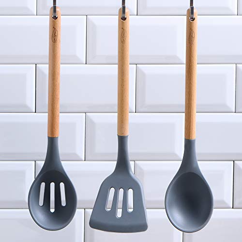 Miniatura 6 de Set 3pc Utensilios De Cocina Silicona Madera, Colección Daimiel De La Marca San Ignacio