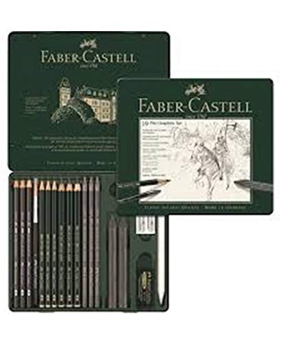 Faber-Castell Set Pitt Graphite Medium Teile, 19 Stück
