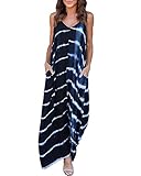 vestido largo boda playa Ocasiones: Vestido de Playa para Mujer perfecciona para vacaciones, vacaciones, playa, fiesta de noche, cóctel, boda, club, al aire libre, escuela, desgaste del verano, fecha casual y fiesta en el jardín, etc.