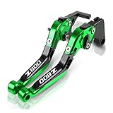 Accesorios: Adecuado para accesorios de motocicleta, freno de mano, palanca de embrague de freno ajustable y giratorio. Para Kawasaki Z800 Z800 2013 2014 2015 2016 2017.