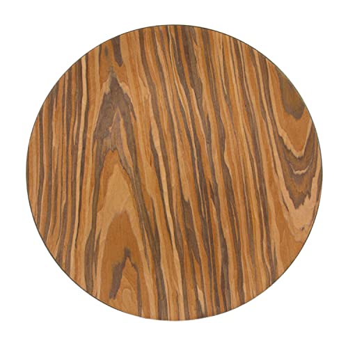 Set de 12 platos cargadores con tapa de madera 13" miniatura 1