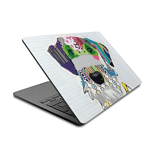 Autocollant MacBook Air 13.6 A2681 Michel Keck Fox Terrier skin vinyle protecteur