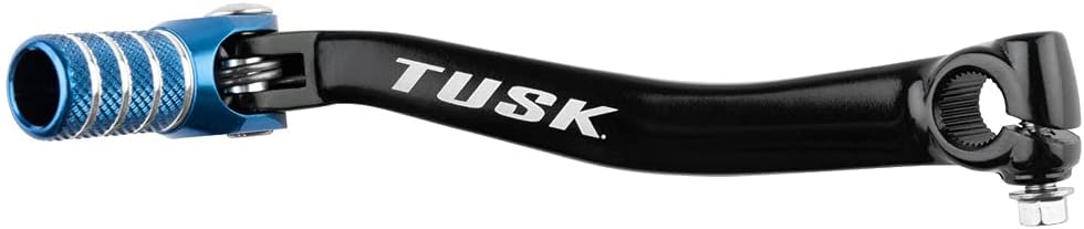 Tusk Folding Shift Lever Black/Blue Tip Compatible with Kawasaki KX450F 2006-2015/KX250F 2009-2018/KX250 2019-2025