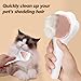 BSONEDO Self-Cleaning Cat Brush for Shedding with Cat Nail Clipper 2-Piece Set,Cat Brushes for Indoor Cats and Cat Nail Trimmer with Safety Guard Protective,Pet Grooming Kit for Cats and Dogs