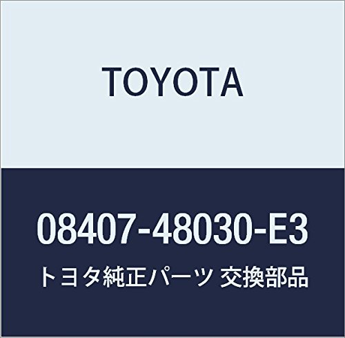 TOYOTA (toyota) Genuine Parts nanba-hure-muhuronto・riyasetto Part No 08407 – 48030 – E3