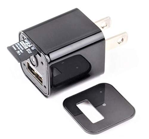 DENT USB Hidden Spy Camera WiFi, Motion Detection, Supports 128gb microSD Card, 32gb microSD Card Included, Nanny Spy Pet Baby Security Surveillance Camera