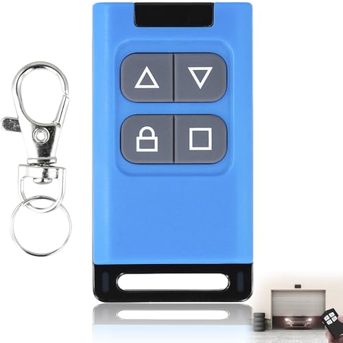 Mando Garaje Universal Multifrecuencia 4 en 1 Frecuencias Desde 433 Hasta 915Mhz Mando Puerta Garaje Universal Código Variable Programable para Varias Puertas De Garaje Automaticas