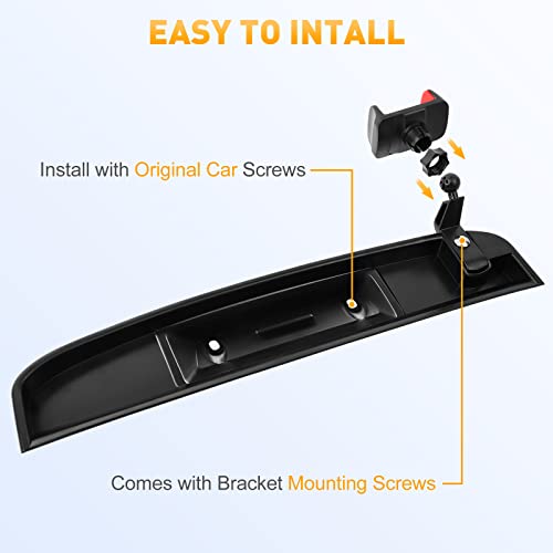 SQQP Multi-Mount Dash Phone Holder, Phone Mount Storage Tray Cellphone System Kit Compatible with 2012-2017 Dodge RAM by SQQP - Used condition - Image 4