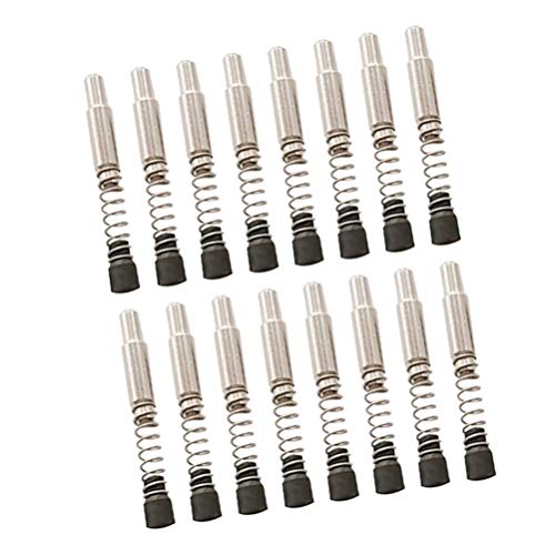 Scicalife 50Pcs Plunger Latches Spring Screen Plunger Latch Stainless Steel Window Screen Plunger Latch (0.6X0.6X3.5Cm Assembling) #TOP1