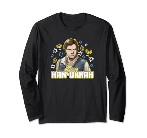 Star Wars Han Solo t-shirt festif manches longues pour célébrer avec confort