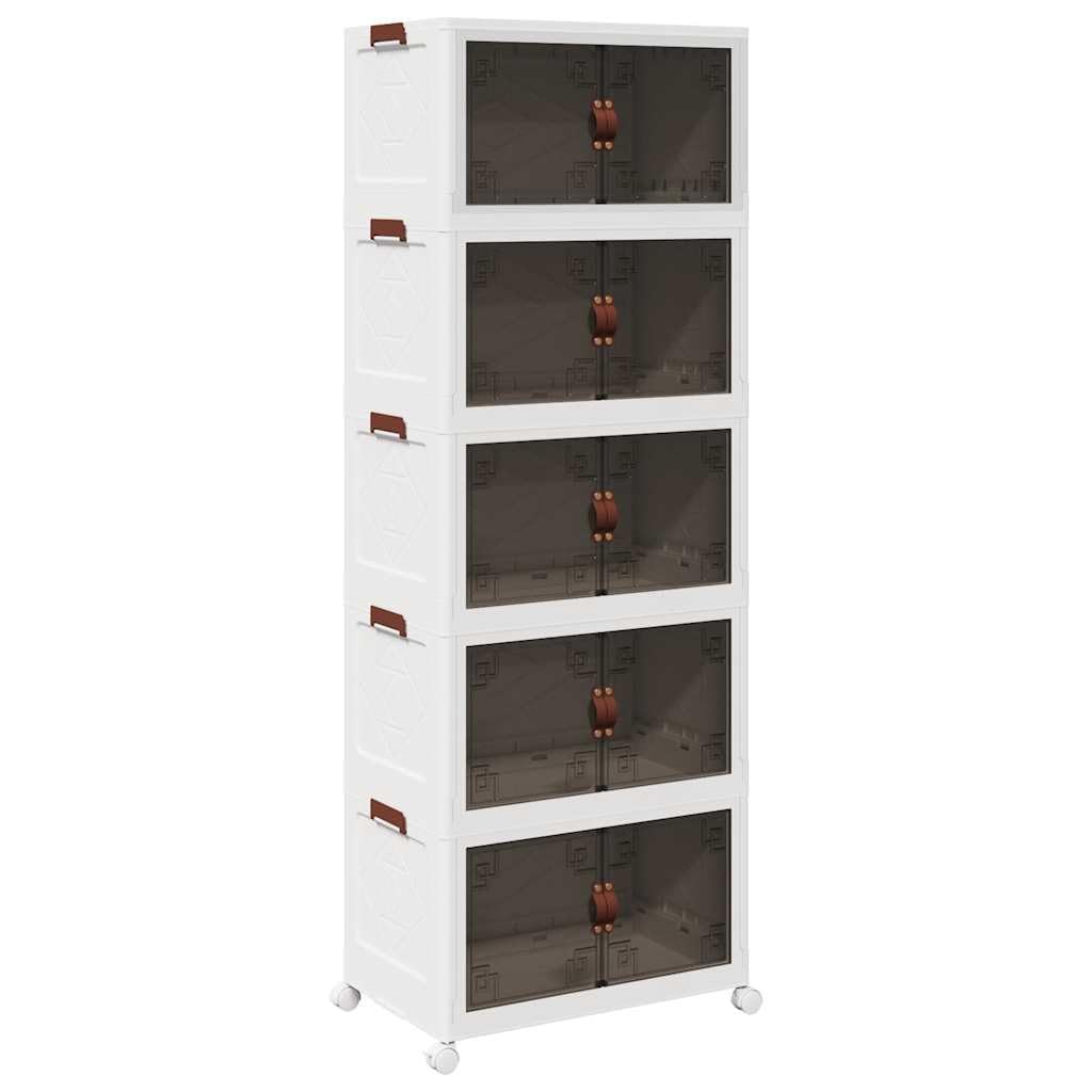 Caja de almacenaje apilable con Ruedas 5niveles 75L 64x40x179cm,Bricolaje,Herramientas,Carretillas de Carga,12.54kg-4012374