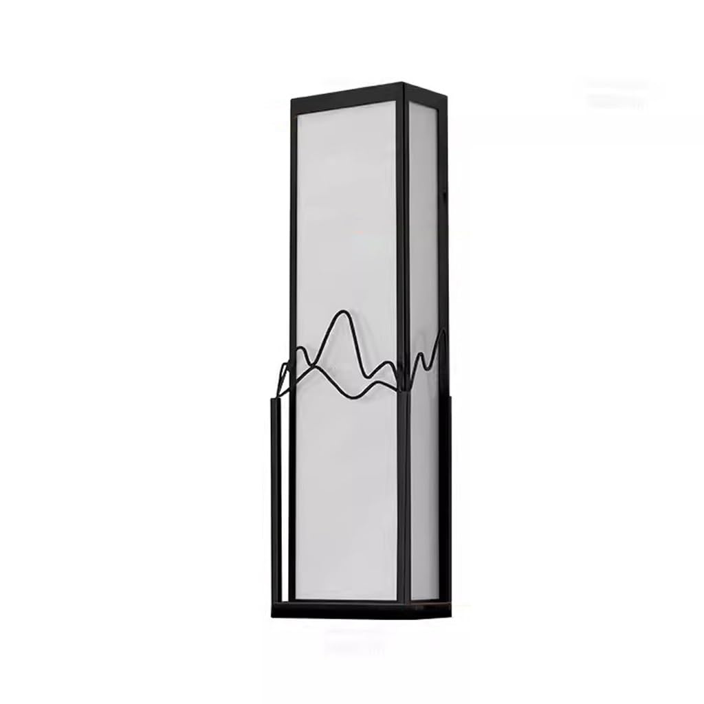 Applique murale extérieure villa au design épuré pour colonnes en taille M