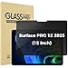 ProCase Privacy Schutzglas für Microsoft Surface Pro 12 Zoll 2025, Anti-Spy Screen Protector 9H Gehärtetes Glas Sichtschutz für 12" Surface Pro 2025, Blickschutz Display Schutz Folie