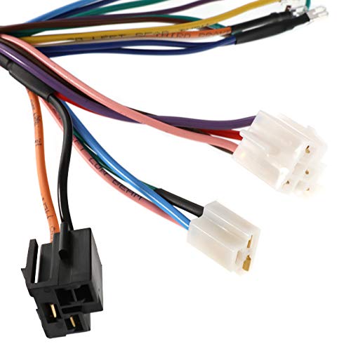 Partol 12 Circuit Wiring Harness Kit Automotive Hot Rod Universal Long Wires Wiring Harness Muscle Car Hotrod Street Rod W/Detailed Instructions #TOP6