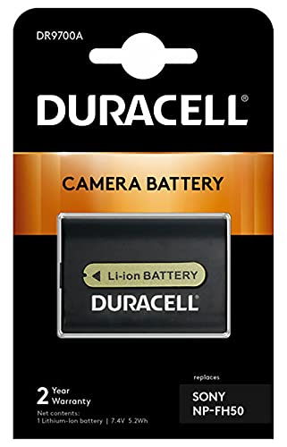 Duracell 00077423 Batteria Ricaricabile Per Sony Np-Fh50/Np-Fh70/Np-Fh30