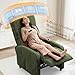 Relaxsessel Fernsehsessel Massagesessel mit Wärmefunktion, 4 Seitentaschen, Gepolstertem Sitzkissen & Verstellbarer Beinstütze Wohnzimmersessel, TV Sessel Wohnzimmer mit Gepolsterte Kopfstütze
