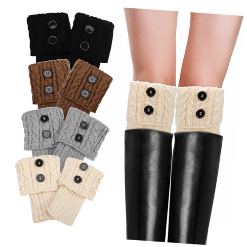 Chaussettes hiver confortables et guêtres courtes anti froid pour femme