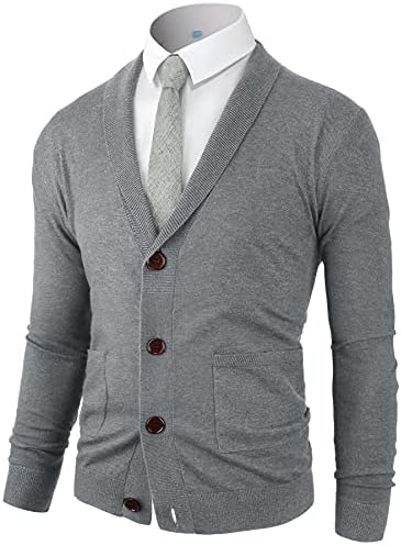 NITAGUT Men's Supersoft Slim Fit Shawl 