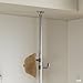 PRINCE HANGER, One Touch Steel Coat Rack, freestanding coat rack, for Clothes, Hats, Purse, Bags, for Living Room, Bed Room, Home Office Made in Korea, Silver, PHUS-0012