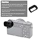 A6600 FDA-EP17 Sucher Okular Augenmuschel Augenmuschel für Sony A6600 A6400 A6400 A6600 Alpha 6400 Alpha 6600 Digitalkamera [2 Packs], Ersatz Okular FDA-EP17 EP-17, Fire Rock Sucher Zubehör