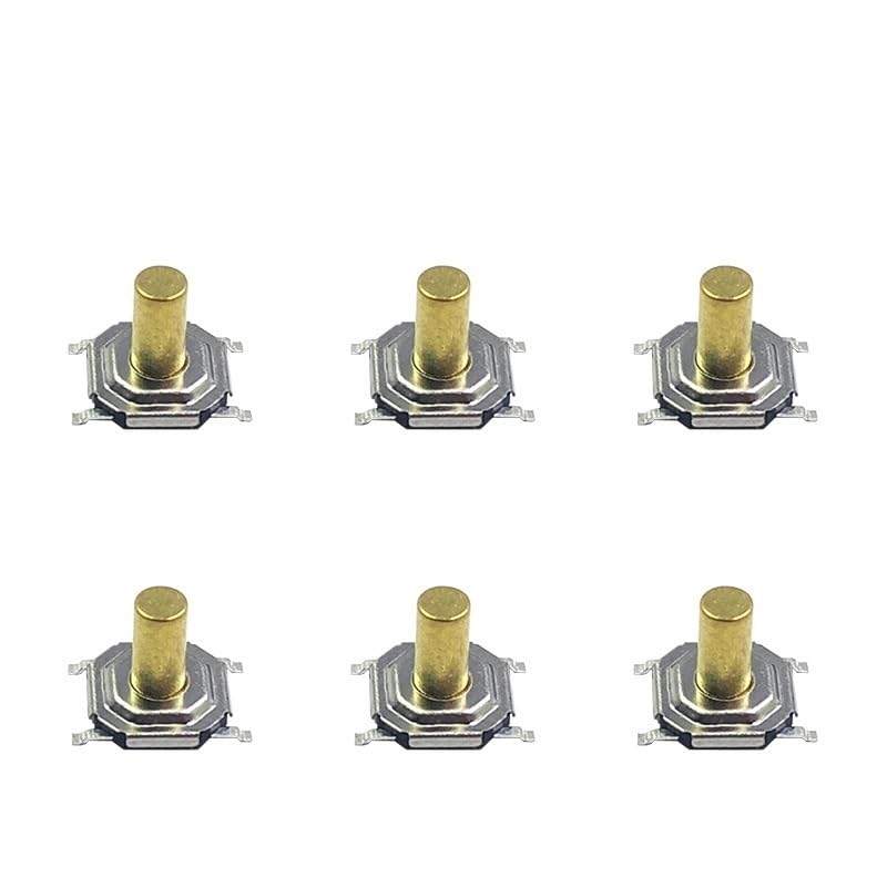 Copper Pillar Tactile Push Button Switch 4 * 4 * 5.0mm Tact 4 Pin 100Pcs