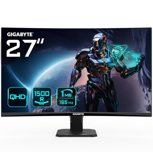 Gigabyte GS27QC Pantalla para PC 68,6 cm (27) 2560 x 1440 Pixeles Quad HD Negro Marca