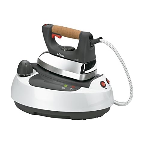 Ufesa PL1410 - Ironing Center (230 V, 50/60 Hz, 225 x 375 x 250 mm, 4770 g, 5720 g), white and anthracite Cover