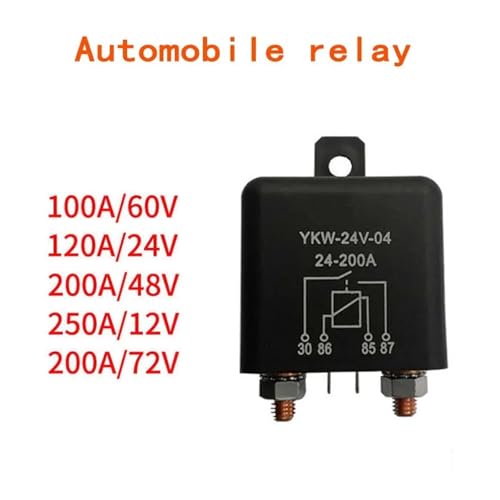 Relais automobile 200A 48V DC haute puissance de type normalement ouvert - 3