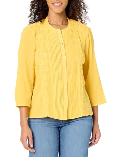 Tommy Hilfiger Women's Sportswear Blouse,Snapdragon,Large