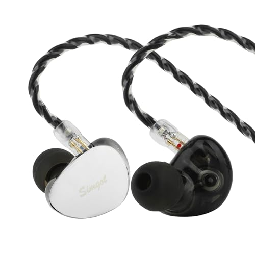 Linsoul SIMGOT EG280 in Ear Monitor, 1DD+1 Planar HiFi IEM, Wired Gaming Earphone with Microphone...