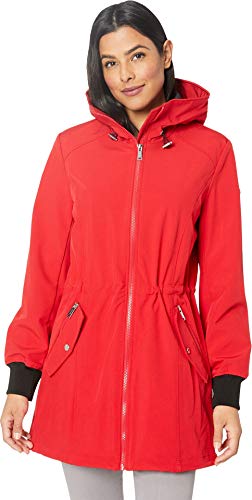 Calvin Klein Women's Softshell Anorak, Apple, XL