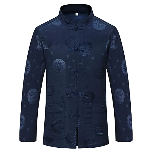 Kung Fu Uniform Mens Chinese Tang Hanfu Martial Arts Clothes Shirt Traditional Uniform Tops Bottoms #TOP1