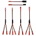 xiaghua369 6PCS JST del Enchufe Distribuidor Set for Traxxas TRX-4 RC Car Track Truck Ventilador de refrigeración del Motor ESC batería