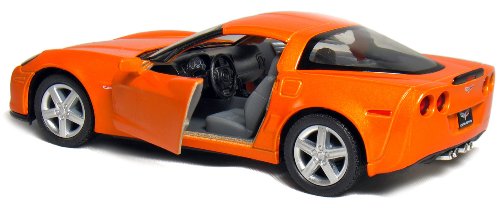 KiNSMART Corvette Z06 2007 Modelo a Escala 1:36 miniatura 4