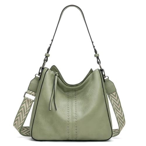 Image of Montana West Hobo Bags for Women Top Handle Satchel Shoulder Purse Bucket Handbag