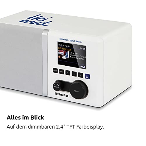 TechniSat Digitale radio 300 BR Heimat Edition DAB Radio (DAB+, FM, BR Heimat directe keuzetoets, Equalizer… - Image 7