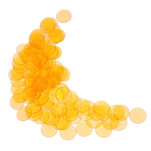 Gogogmee Bingo Chips Bingo Markers 100pcs Bingo Chips Set Bingo Chips Plastic Bingo Counting Chips for Games