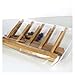 WAOCEO CD Record Storage Rack LP Vinyl Record Storage Holder CD Disc Display Storage Rack Cleaning and Drying Rack a Dual Purpose Record Storage Holder