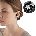 Geekria Schneeflocken-Kristall-Anhä... Clip-on Ohrhörer Schmuck-Zubehör kompatibel mit Huawei FreeClip 2, TOZO OpenEarRing, SHOKZ OpenDots ONE (Silber)