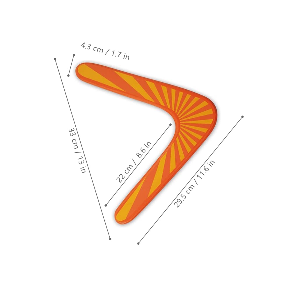 Boomerang Ritorno in Legno a Forma di V - Gioco di Lancio Volante per Sport all'Aria Aperta