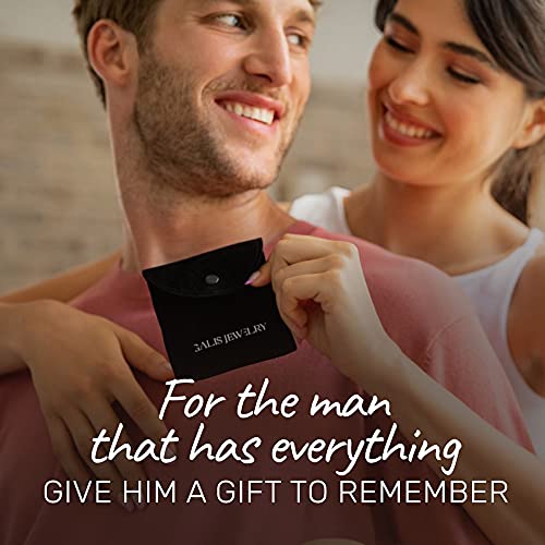 Handmade Long Black Cord Necklace For Men With Triangle Pendant - Black Cord Necklace For Men - Geometric Necklace For Men By Galis Jewelry #TOP3