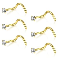 A -gold, 2.0mm clear CZ