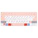 MOSISO Keyboard Cover Compatible with MacBook Pro 13 inch Without Touch Bar 2017 & 2016 Release A1708, MacBook 12 Inch A1534, Silicone Protective Skin, Mac OS X Shortcut, Rose Quartz