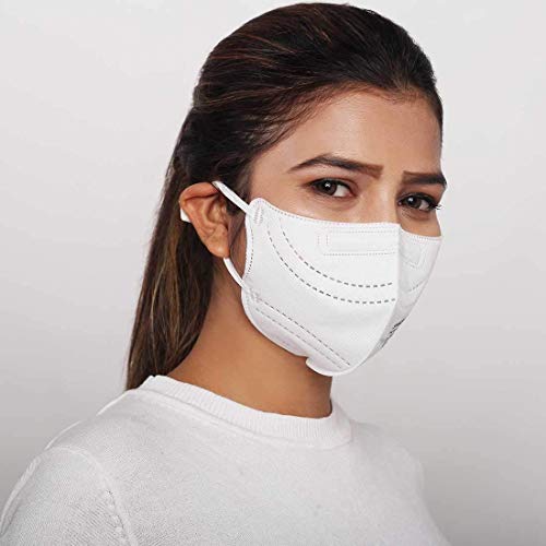 Image of SWASA FFP2 Certified Respirator (White, N95 Filter, Pack of 15)