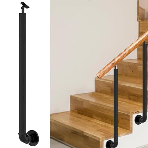 Poteaux de balustrade d'escalier réglables et antidérapants pour la sécurité
